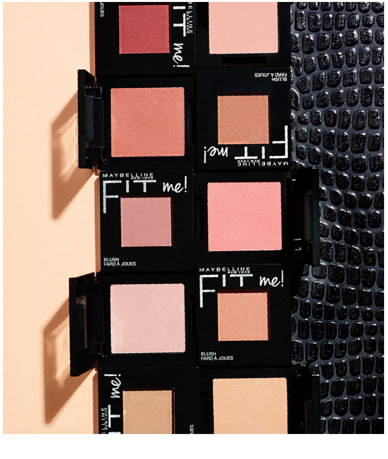 Maybelline phù hợp với tôi trang điểm màu nude tự nhiên màu đỏ tươi sáng đỏ gouache nữ quầy quầy hàng chính thức phấn má wet n wild