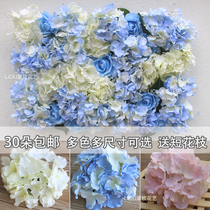 Hydrangea imitation flower yellow Wedding simulation flower head Single large silk hydrangea flower head DIY handmade fake flower