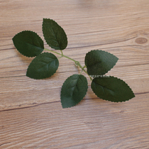 Simulated green plant large false leaf flower wall decorative leaf DIY handmade with green leaf silk leaf