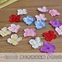 100 pieces of simulated hydrangea petals Proposal decoration wedding scene Wedding celebration romantic hand sprinkled wedding room decoration supplies