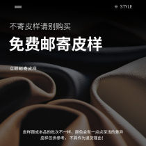 Preferably Italian luxury napapi heads of small yellow cow skin mail for free