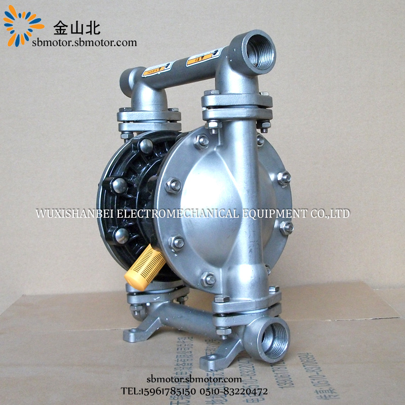 1 inch DN25 small stainless steel plastic cast steel aluminum alloy pneumatic diaphragm pump 34 liters / 2 tons / hour