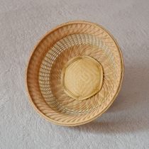 Recommended bamboo crafts dustpan Fruit plate household traditional handicrafts storage plate creative bamboo products