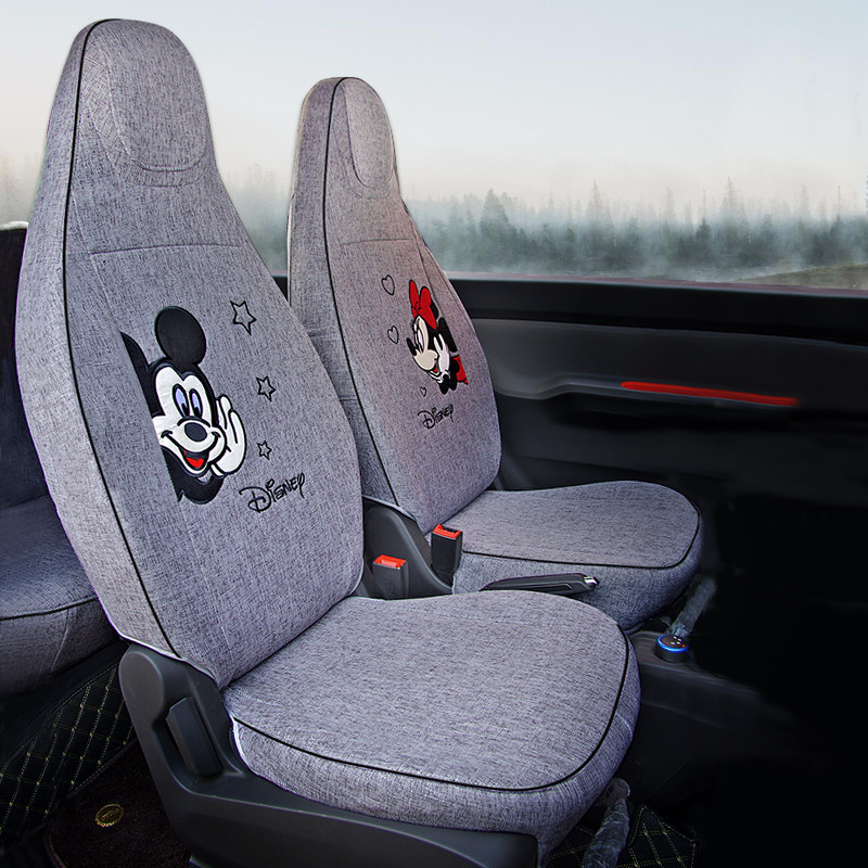 Zero Run T03 Seat Sleeve Tho E10X Macro Light MiniEV Little Ant EQ1 Linen Cartoon Car Seat Cover Cute