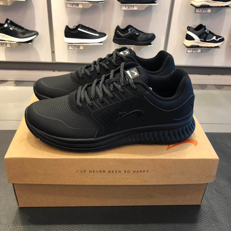 Your man's bird men's shoes 2018 Winter new leather face warm and shock absorbing sports casual running shoes P85A55
