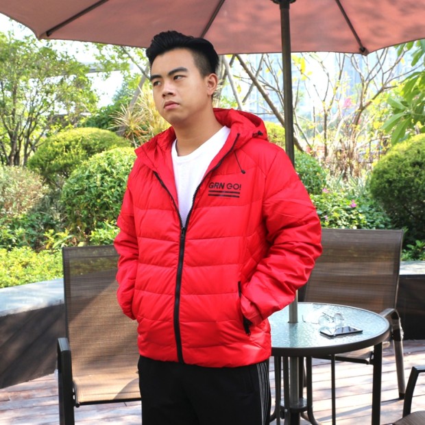 鸟 正品 男装 2017 mùa đông mới trùm đầu áo gió chống gió ấm áp giản dị xuống áo khoác 2075027 - Thể thao xuống áo khoác áo khoác phao trẻ em