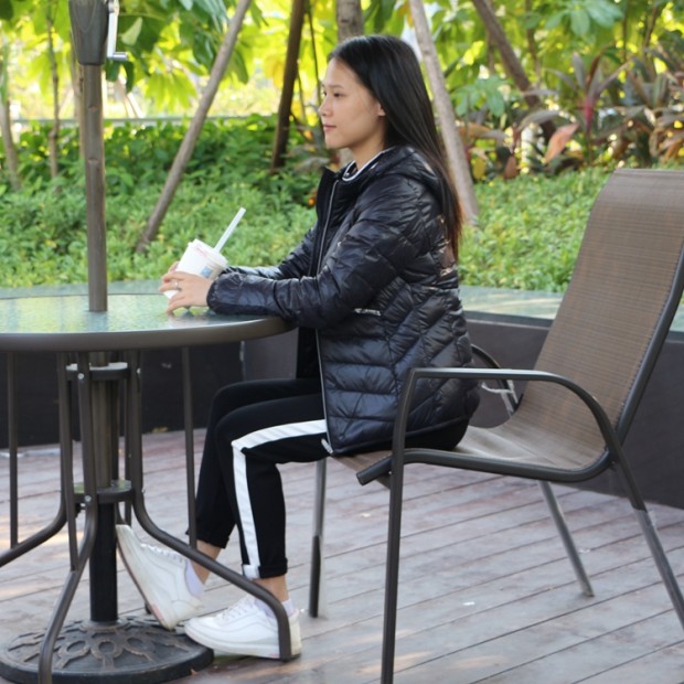Winter 鸟 正品 女装 2017 mùa đông mới nhẹ trùm đầu Slim áo thể thao giản dị xuống 2075298 - Thể thao xuống áo khoác áo phao lông vũ lining