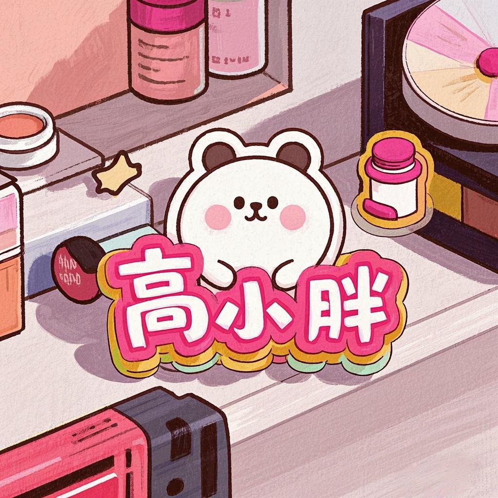 高小胖海外美妆的LOGO