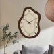 French Mid-Century Style Retro Clock Wall-Mounted Restaurant Creative Art Clock Living Room Simple Wall Clock High-End Wall Watch