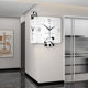 2026 New Panda Three-dimensional Double-sided Corner Wall Clock Living Room Household Clock Wall Wall Modern Simple Clock Wall