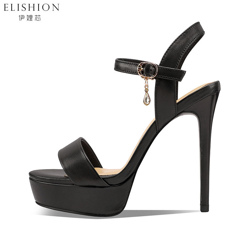 Yili Xin 13cm Ultra-High Heel Sandals for Women, Stiletto Heel, Waterproof Platform, Body Etiquette Model Catwalk, Sky-High High Heels Yili Xin 13cm Ultra-High Heel Sandals for Women, Stiletto Heel, Waterproof Platform, Body Etiquette Model Catwalk, Sky-High High Heels