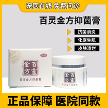 Thyme Gold Square White & Paste Bacteriostatic Cream Pet Pooch Cat Kitsch Postoperative anti-inflammatory wound to heal Anus Mastitis