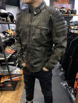 Spot XL 201225 magic locomotive Harley men make old retro - fixed soft cow fur coat jacket