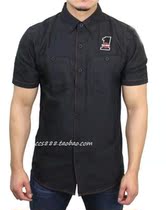 19625 Magic Domain Harley Men #1 Shuang Embroidered Short Sleeve Shirt USA