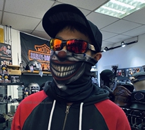 201225 MCL SA multi-functional cycling outdoor warm plus neck cover face cover Harley Kawasaki BMW