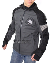 17726 Magic Region Harley Motorcycle Mens Hooded Waterproof Reflective Cycling Motorcycle Jacket Imported USA