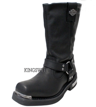 17802 Devil Harley Men Knight Martin Boots Cherokee High Boots Shield Mark US Imported