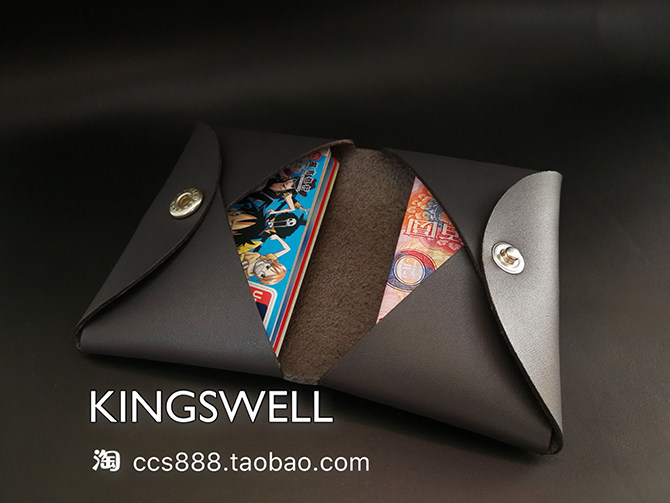 17912 Pure Handmade Retro Certain of the same coin with zero money portable card purse with Italian calf leather