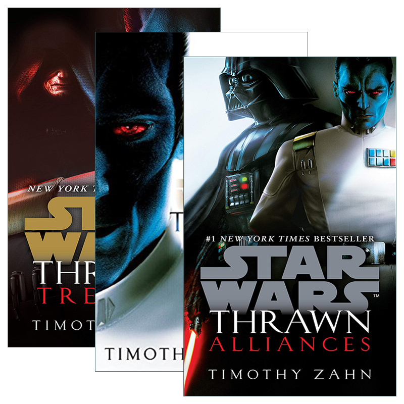 Star Wars Thrawn Timothy Zahn Star Wars New Thrawn Trilogy Series Volumes 1-3 Original English Science Fiction Novel Imported English Books
