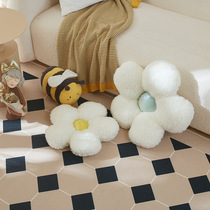 Cross-border hot selling flower pillow creative home cushion childrens room decoration little bee plush doll customization