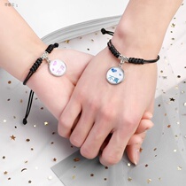 Net red best friend bracelet induction couple bracelet hand Ring shake tone induction bracelet 520 Valentines Day gift to send boyfriend luminous