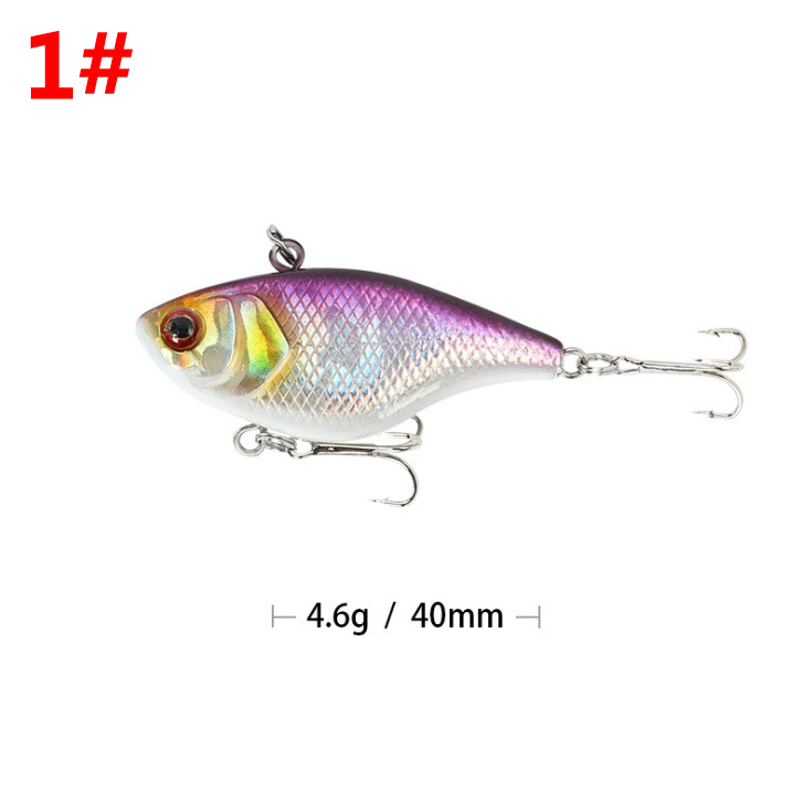 2 Pcs Sinking Lipless Crankbait Lures 65mm 11g Hard Baits Bass Pike Crappie Fresh Water Fishing Lure