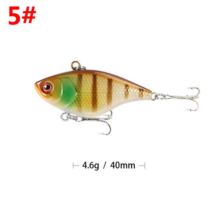 2 Pcs Sinking Lipless Crankbait Lures 65mm 11g Hard Baits Bass Pike Crappie Fresh Water Fishing Lure