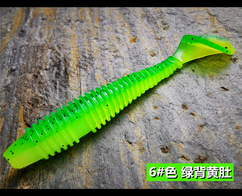 Soft Paddle Tail Fishing Lures Soft Plastic Baits Fresh Water Bass Swimbait Tackle Gear