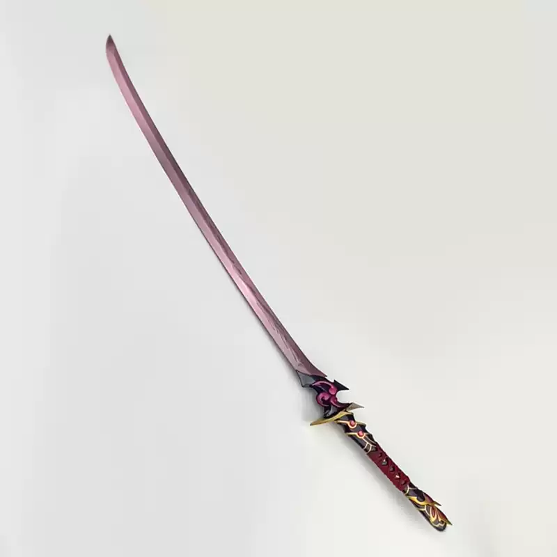 原神同人自制武器模型雷電將軍刀夢想一心cosplay 1:1不開刃-淘寶Taobao