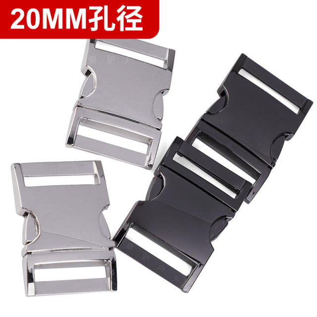 2 ການຂົນສົ່ງຟຣີ 20mm hole metal buckle backpack connection buckle paracord bracelet buckle luggage accessories