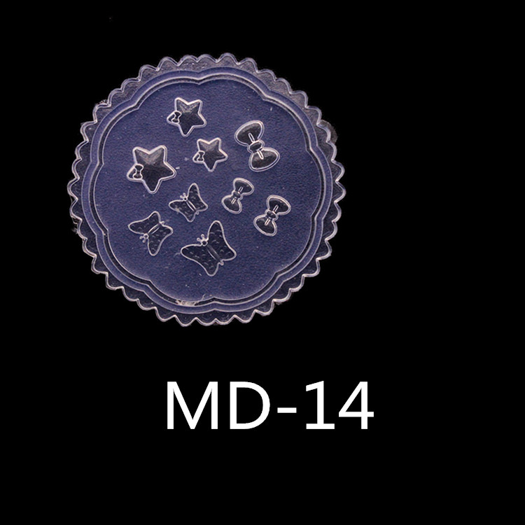 MD-14new pattern manicure Carving mould Cartoon Mickey head Mickey Mouse Bear nail decorate Soft candy silica gel Abrasives love
