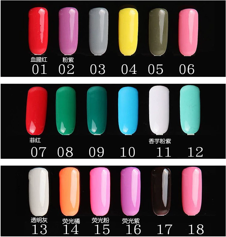Keo sơn móng tay Wei Lady 2020 New Candy Color Nail Avocado Green Matcha Nail Polish Keo 73-93 - Sơn móng tay / Móng tay và móng chân