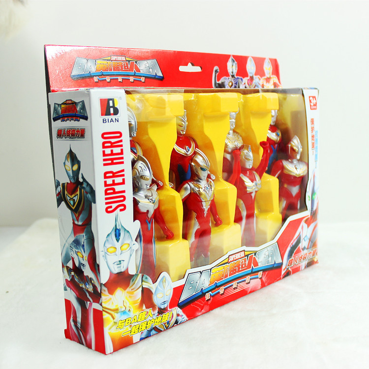 噢 特曼 玩具 Altman trẻ em của cậu bé lắp ráp mô hình set robot biến dạng new puzzle doll