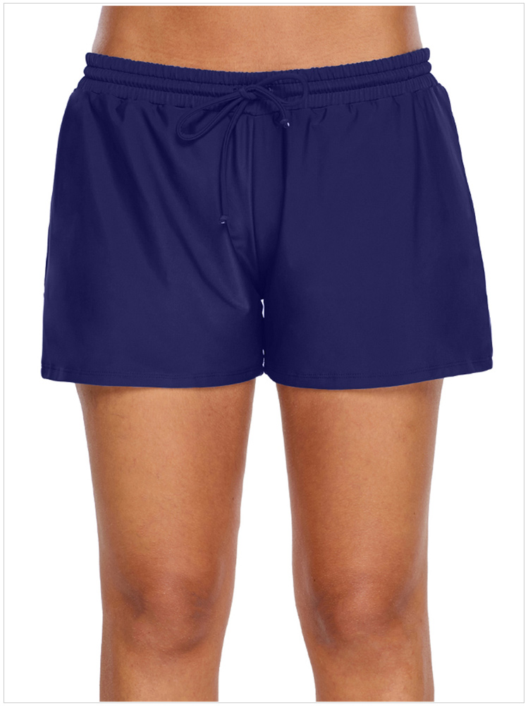 Shi Ying eo cao với bốn góc quần short lỏng nhanh khô mùa xuân tắm phù hợp với quần đi biển bên bờ biển bảo thủ quần 410833 - Quần bãi biển 	quần đi biển tập thể