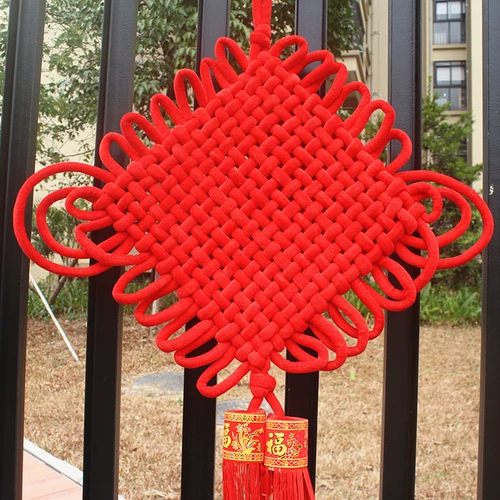 Китай Джекинг Подвесная гостиная Большой Благословение персонаж Тристарианцы Пинг Цзясьин Цзиксин Цзя Новый год Новогоднего Новогоднего Новогоднего Макета украшения