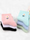 Langsha Motor Ms. Cotton Cotton Middle Socks Spring and Autumn Spring Thin Cotton Socks High -waisted long -tube autumn and winter short socks full cotton female socks
