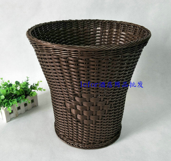 Hotel Vikuo Towel Basket Room Dirty basket Bathroom Basket PP Tube Plastic Basket Holding Basket Vertical Fabric Basket