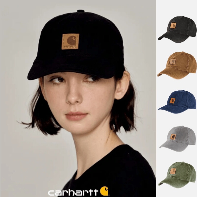 Authentic Carhartt Hat, Washed and Distressed, Baseball Cap, Unisex Soft-Top Sun Hat, Couple's Hat