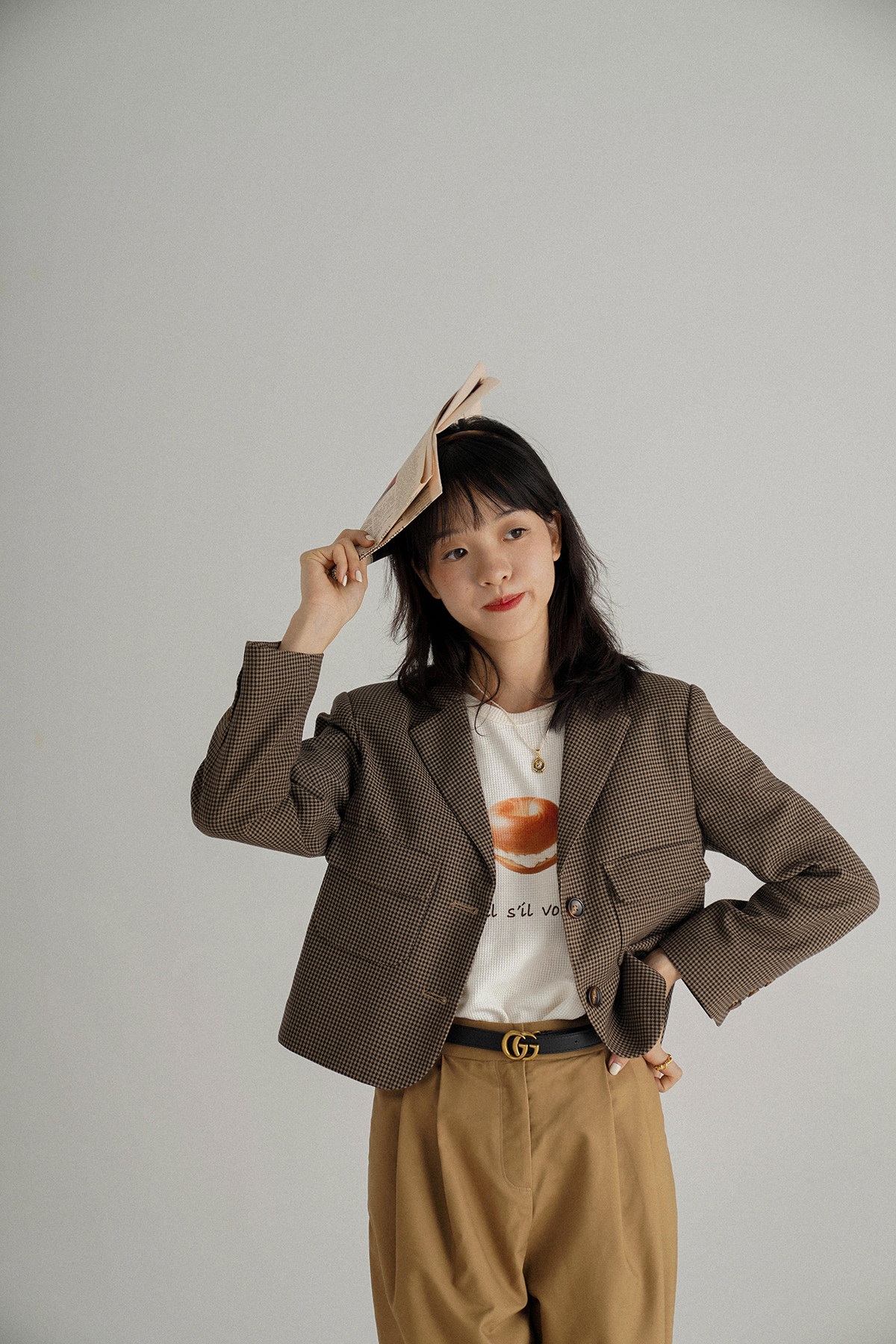 Bottanique Botanical Design Sense small crowdsourced curry style short suit jacket