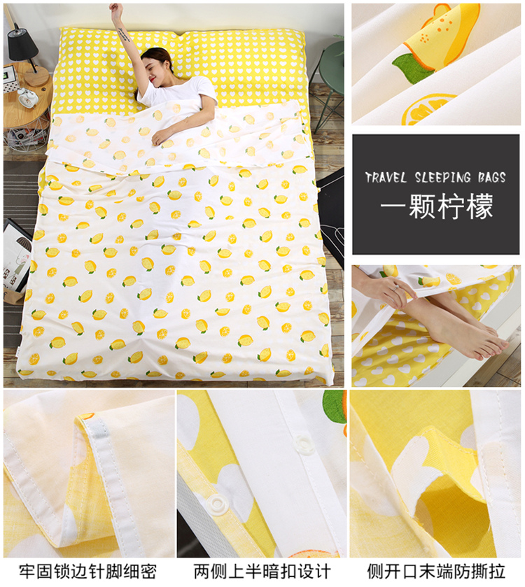 Du lịch bẩn bẩn túi ngủ cotton đơn du lịch đôi di động vệ sinh sheets trong nhà khách sạn khách sạn chống bẩn quilt cover