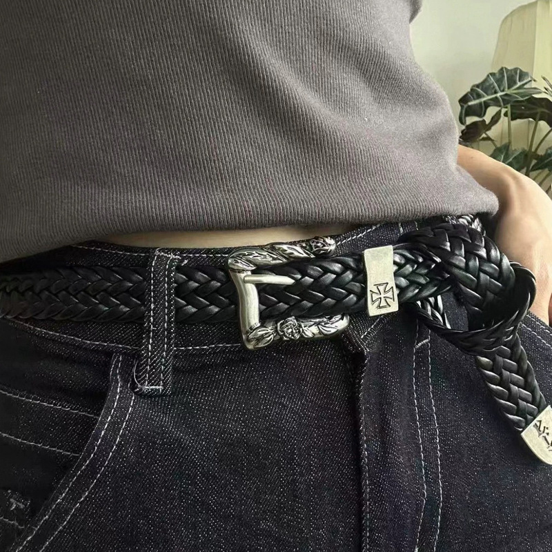 Infinite Loop Augenstern Cross Rock 25Ss Melancholy Second Generation Belt Retro Punk Belt Infinite Loop Augenstern Cross Rock 25Ss Melancholy Second Generation Belt Retro Punk Belt