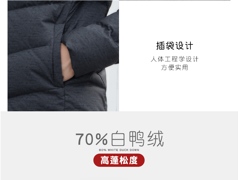 Li Ning thể thao xuống áo khoác nữ đoạn ngắn giản dị màu trắng nhẹ xuống áo khoác trùm đầu 2018 mùa đông phong cách mới áo phao dài nữ