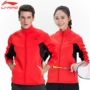 Mùa xuân mới Li Ning áo khoác thể thao nam mùa xuân và mùa thu mỏng dài tay áo của phụ nữ chạy nhanh khô thể thao lỏng áo khoác áo khoác anta