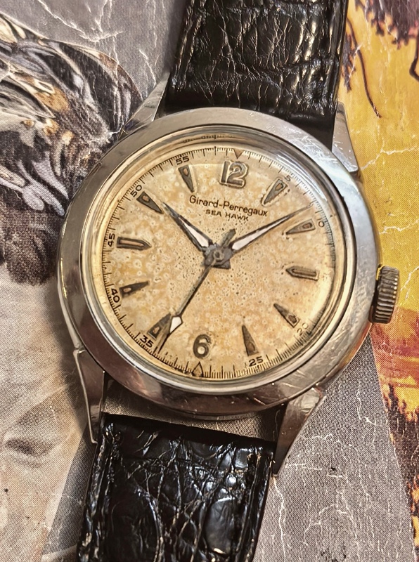 【Top Ten Famous Watches】Antique Swiss Girard-Perregaux Military Watch Sea Hawk Manual Mechanical Watch (Military Specialty Collection) 【Top Ten Famous Watches】Antique Swiss Girard-Perregaux Military Watch Sea Hawk Manual Mechanical Watch (Military Specialty Collection)