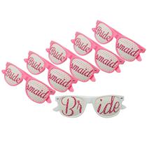 Bachelorette party supplies Bride bridesmaid glasses hen party headband bridesmaid shooting props