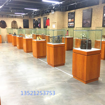 博物馆展示柜古董瓷器文物展示柜独立珠宝首饰玻璃柜台产品展览柜
