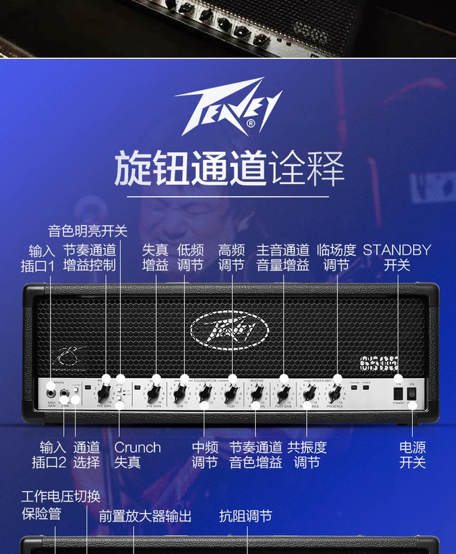 Peavey Budweiser loa guitar điện đầy đủ âm thanh ống chuyên nghiệp lớp PirANHA piranha hộp đầu - Loa loa