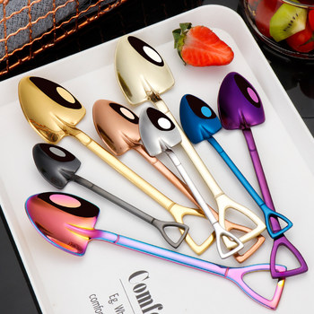 Spoon stainless steel cute desserts for home children's dining