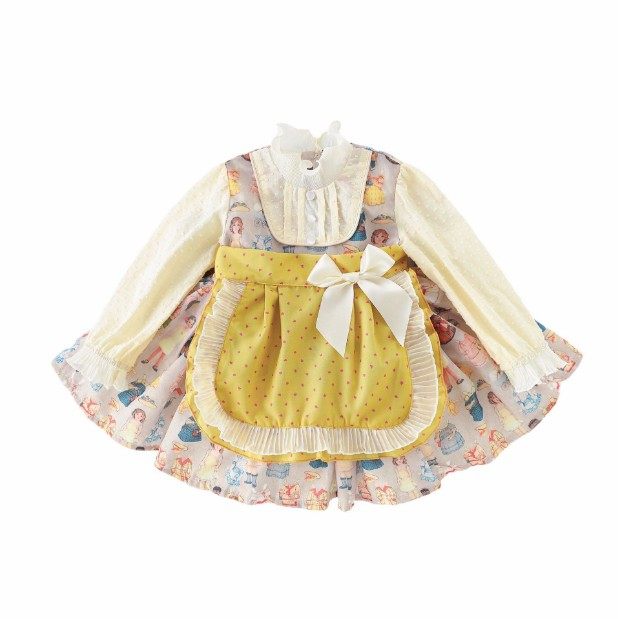 Children's clothing girls Lolita New Year's greeting suit skirt girl baby Chinese style plus velvet one-year-old dress skirt