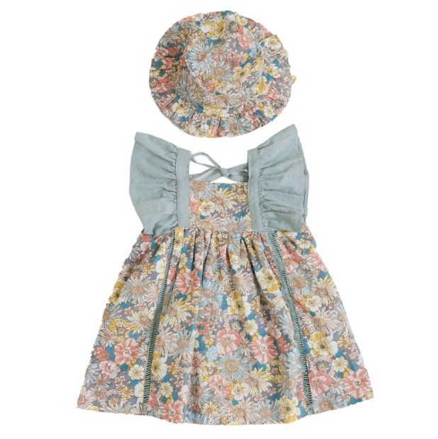 Girls dress baby children's dress skirt 3 summer little girl western style princess dress 4 girl baby summer dress 1 to 2 years old